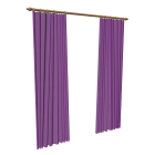 2 Curtains for your 3d room design