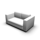 2er Sofa for your 3d room design