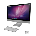 27" iMac with Keyboard and Mouse for your 3d room design