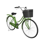 Ladies' bicycle for your 3d room design