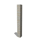 Brick support for your 3d room design