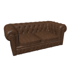 Chesterfield 2er Sofa for your 3d room design