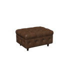 Chesterfield stool for your 3d room design