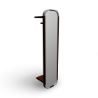 Coat rack with mirror by 