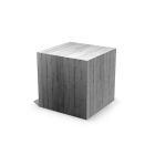 Concrete cube for your 3d room design