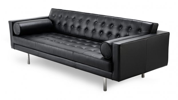 3-Seater Sofa Chelsea Leather by Fashion For Home