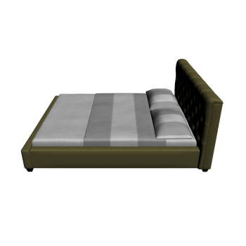 Grand Premium Green 160x200 cm Bed by Fashion For Home