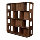 Swift Walnut Shelving Unit (L) by Fashion For Home