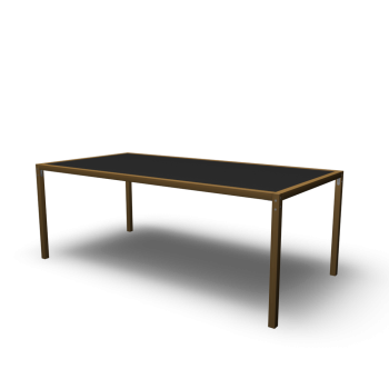 Tisch  mit eingefasster Platte von Flötotto