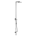 Shower column with thermostat and overhead shower 240mm diameter by Hansgrohe