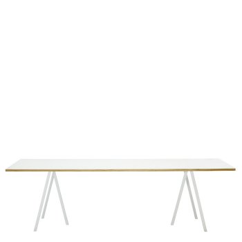 Loop Stand table, 250, white by HAY