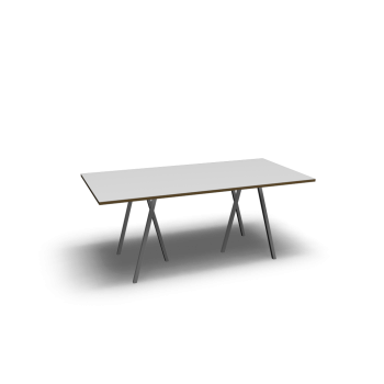 Loop Stand table, 180, white by HAY