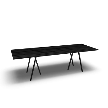 Loop Stand Tisch, 250, schwarz von HAY