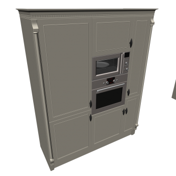 High cabinet (polished Stainless steel)