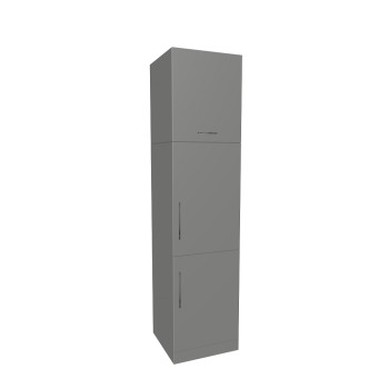 High cabinet with Refrigerator/freezer