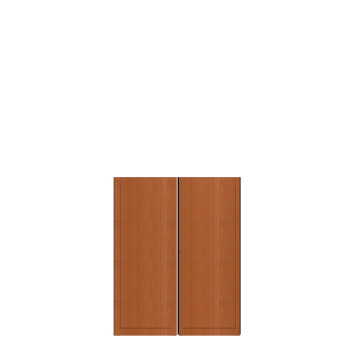 BILLY OLSBO Door, medium brown 2x by IKEA