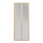 BILLY OLSBO Glass door, birch veneer 2x by IKEA