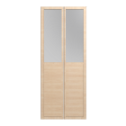 BILLY OLSBO Panel/glass door, birch veneer 2x for your 3d room design