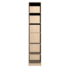 BILLY Bookcase, birch veneer for your 3d room design