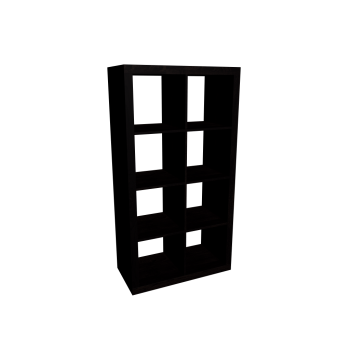 EXPEDIT Shelving unit, black-brown by IKEA