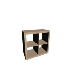 EXPEDIT Shelving unit, birch effect for your 3d room design