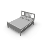 HEMNES Bed frame for your 3d room design