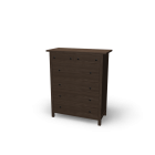 HEMNES 6-drawer chest for your 3d room design