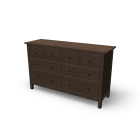 HEMNES 8-drawer dresser for your 3d room design
