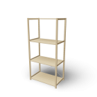 IVAR 1 section with shelves for your 3d room design