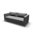 KARLSTAD Three-seat sofa for your 3d room design