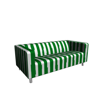 KLIPPAN 2er-Sofa, Randen grün von IKEA