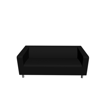 KLIPPAN 2er-Sofa, Granån schwarz von IKEA