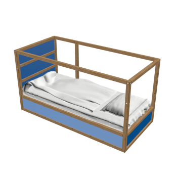 KURA Reversible bed by IKEA