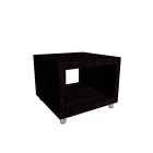 LACK Side table on casters, black-brown for your 3d room design