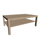 LACK Coffee table, birch effect for your 3d room design