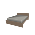 MALM bed frame 140x200cm for your 3d room design