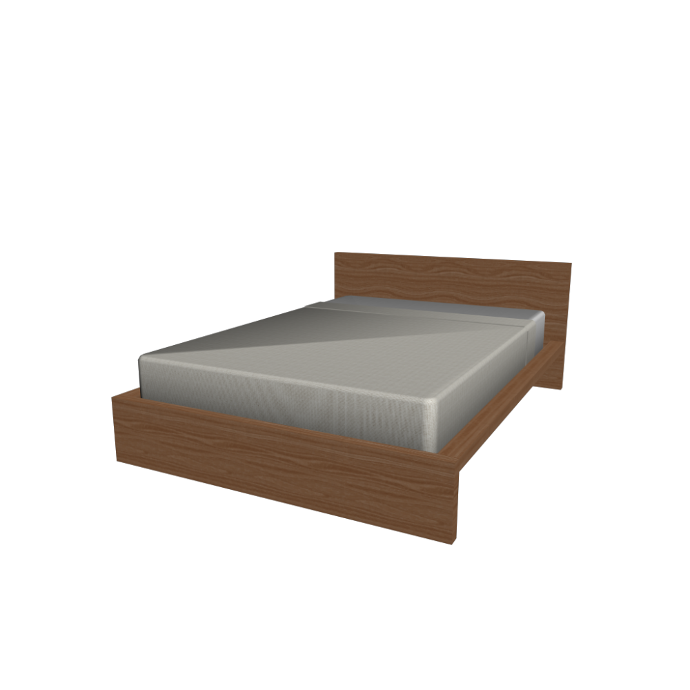 MALM bed frame 140x200cm - Design and Decorate Your Room in 3D