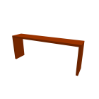 MALM Occasional table, orange for your 3d room design