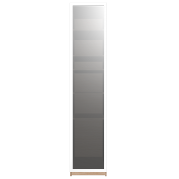 PAX Wardrobe with sliding doors, black-brown, Malm black-brown by IKEA