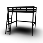 STORÅ Loft bed frame for your 3d room design