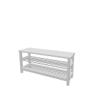 TJUSIG Bench with shoe storage by IKEA