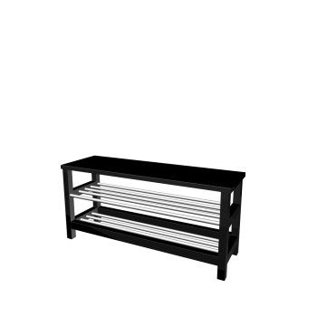 TJUSIG Bench with shoe storage by IKEA