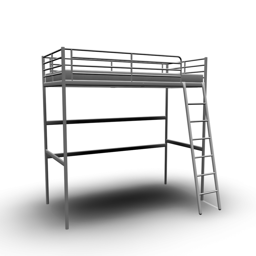 Tromso Loft Bed Frame Design And Decorate Your Room In 3d