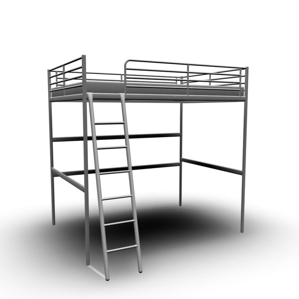 TROMSÖ Loft bed frame  Design and Decorate Your Room in 3D