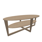 VEJMON Coffee table, birch veneer for your 3d room design
