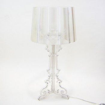 Bourgie silver table lamp by Kartell