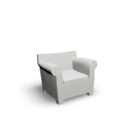 Bubble Club Sessel für die 3D Raumplanung