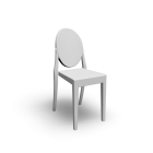 Victoria Ghost Chair for your 3d room design