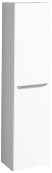 myDay Tall cabinet 400x250x1500 mm, body/door: white high gloss by Keramag Design