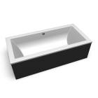 Preciosa 2 bath tub 1800 x 900, grey by Keramag Design